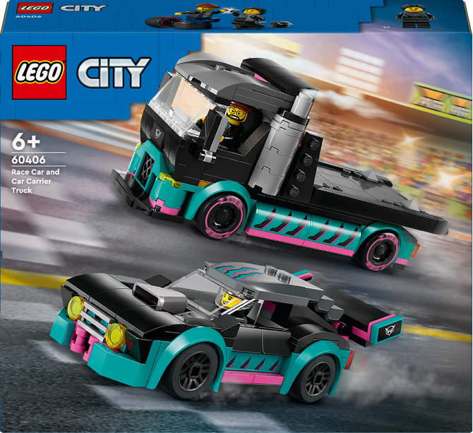 LEGO® Kamión se závodním autem 60406 Obrázek