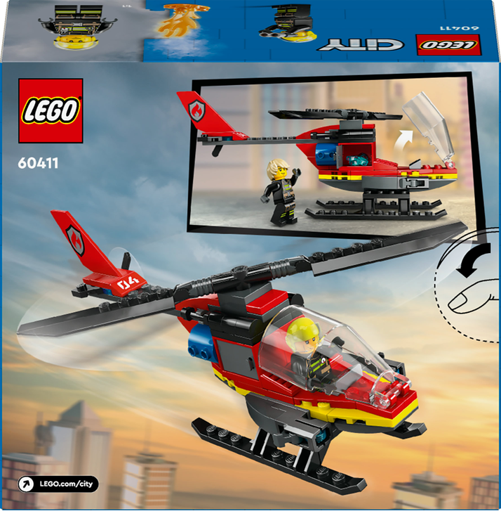 LEGO® Hasičský záchranný vrtulník 60411 Obrázek