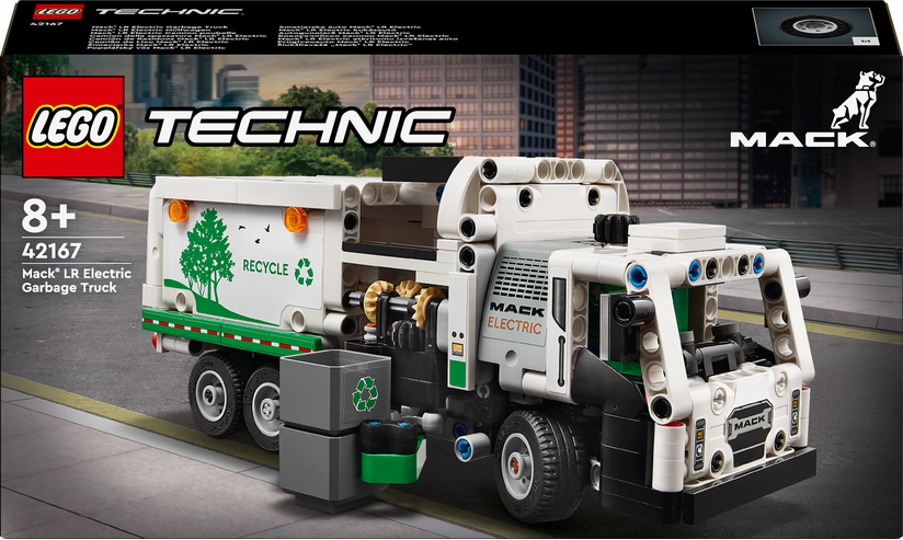 LEGO® Popelářský vůz Mack® LR Electric 42167 Obrázek