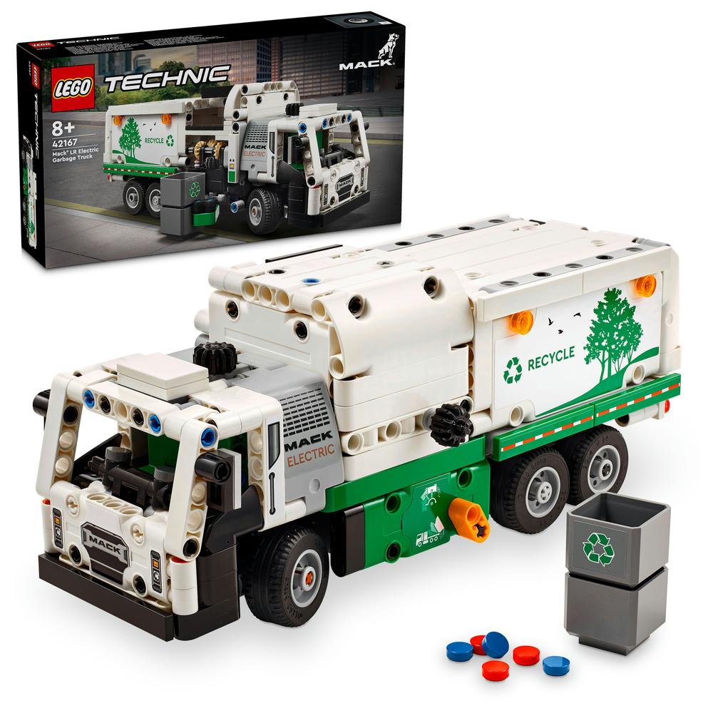 LEGO® Popelářský vůz Mack® LR Electric 42167