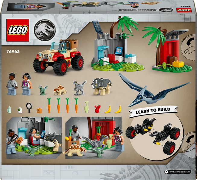 LEGO® Záchranářské středisko pro dinosauří mláďata 76963 Obrázek