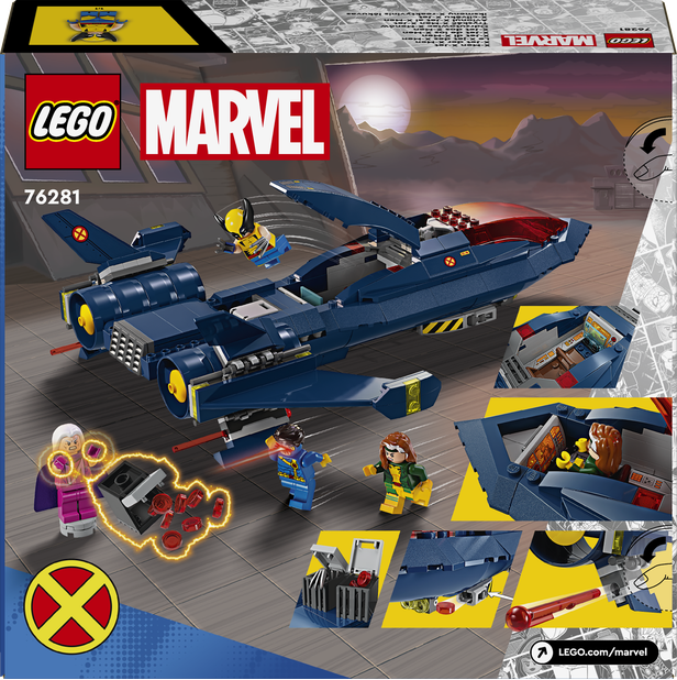 LEGO® Marvel X-Men X-Jet 76281 Obrázek