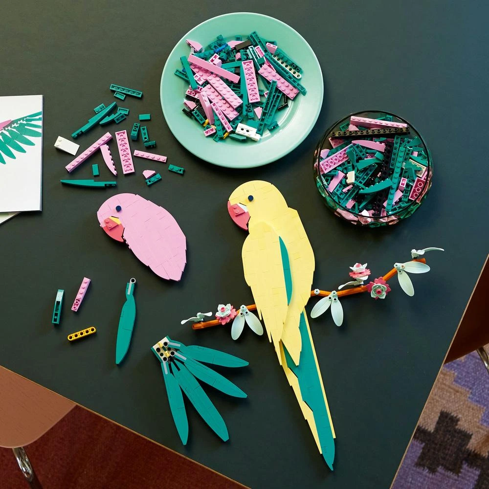 LEGO® Kolekce zvířat – Papoušci ara 31211 Obrázek