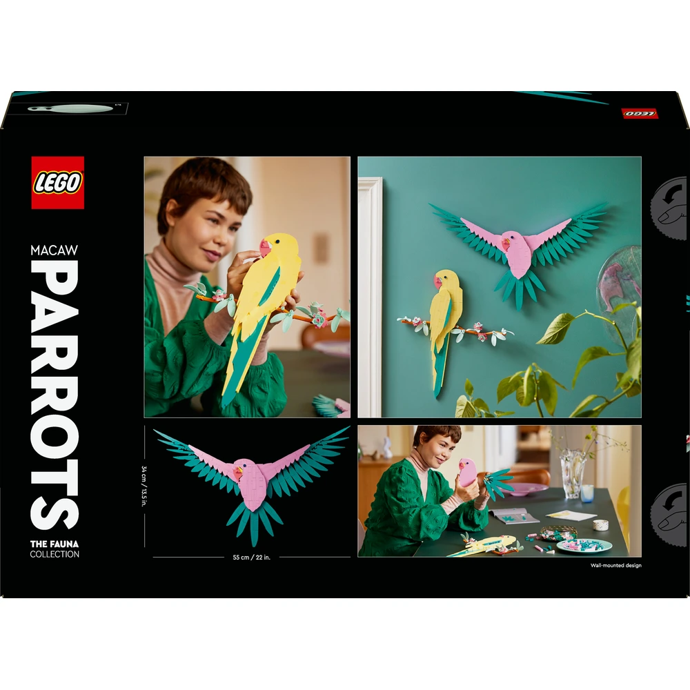 LEGO® Kolekce zvířat – Papoušci ara 31211 Obrázek