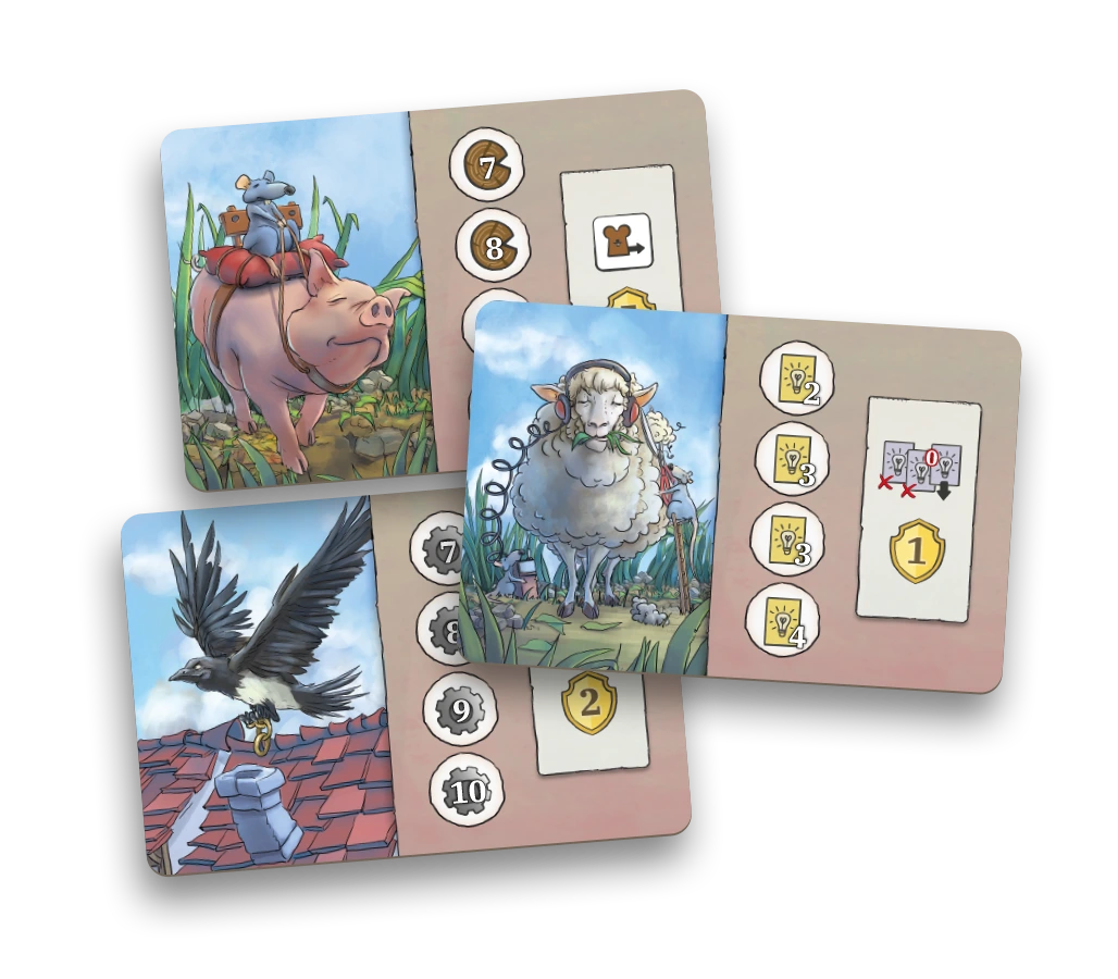 TLAMA games Krysy z Wistaru - sada karet cílů Obrázek