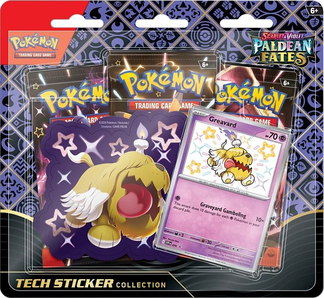 Nintendo Karetní hra Pokémon TCG: Scarlet & Violet Paldean Fates - Tech Sticker Collection Varianta: Greavard