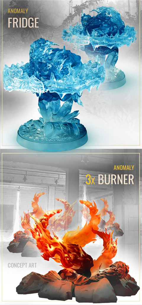 Awaken Realms S.T.A.L.K.E.R. The Board Game - Anomalies Miniature Pack Obrázek