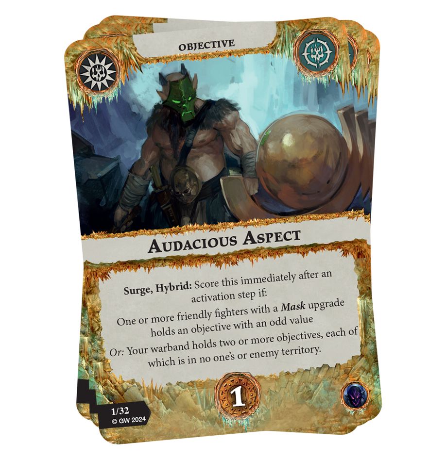 Games Workshop Deathgorge – Malevolent Masks Rivals Deck (Warhammer Underworlds) Obrázek
