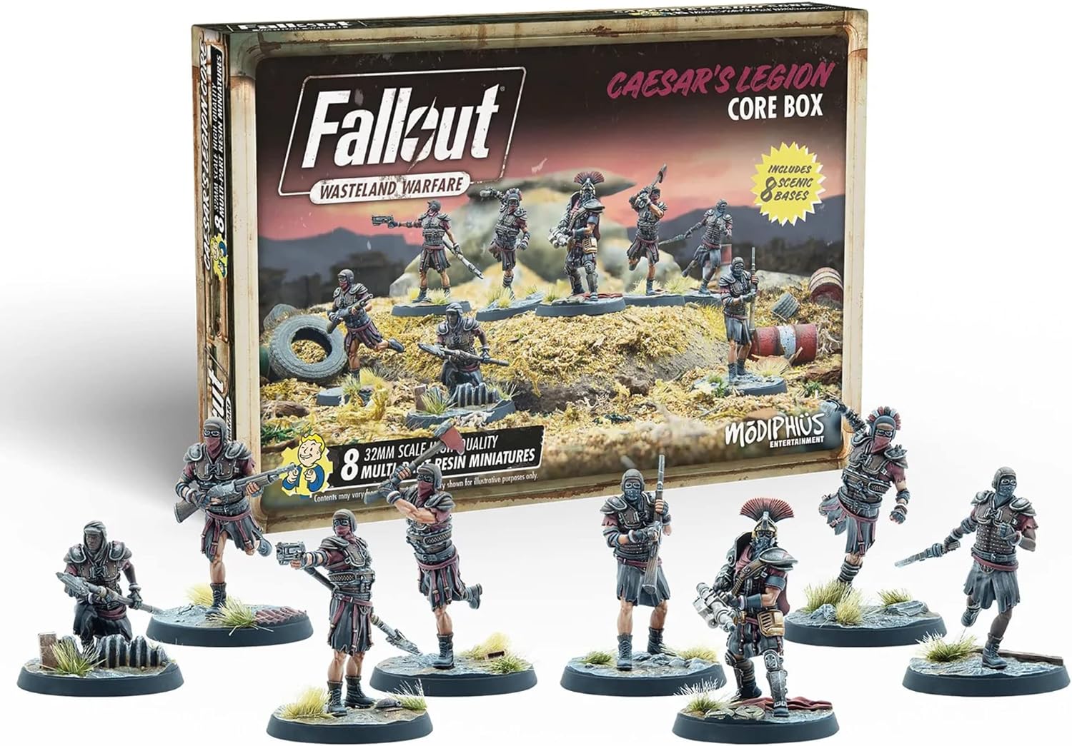 Modiphius Entertainment Fallout: Wasteland Warfare - Caeser's Legion: Core Box