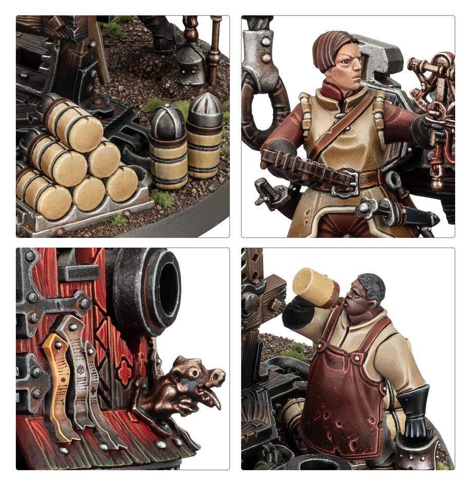 Games Workshop Age of Sigmar: Ironweld Great Cannon Obrázek