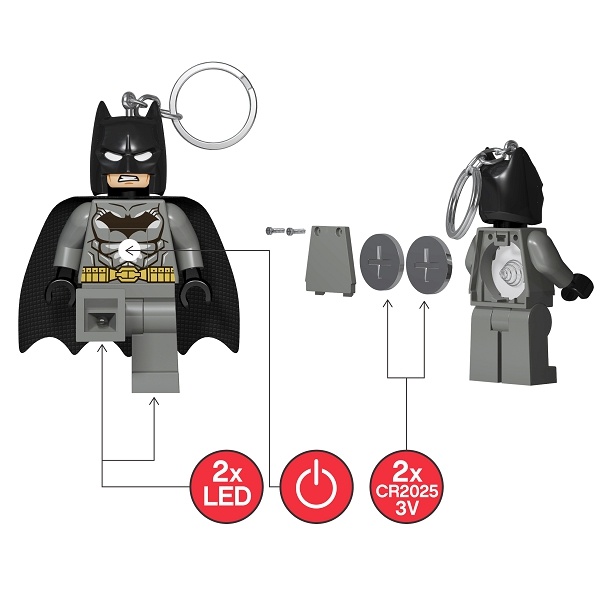 LEGO LED Lite LEGO Batman svítící figurka (HT) - šedý Obrázek