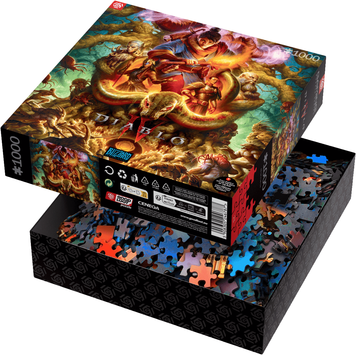 Gaming Good Loot Puzzle Diablo IV Horadrim Puzzles 1000 ks Obrázek