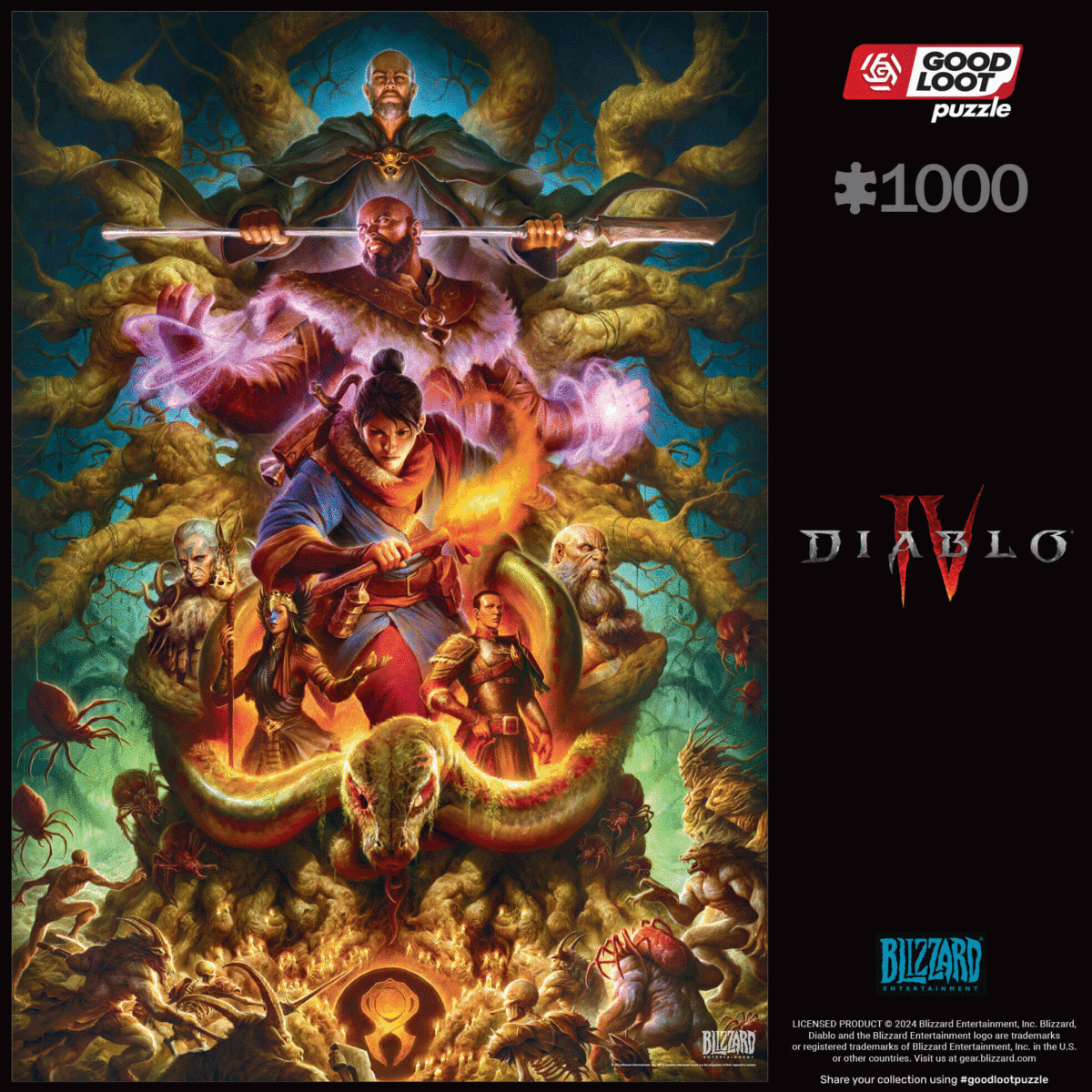 Levně Gaming Good Loot Puzzle Diablo IV Horadrim Puzzles 1000 ks