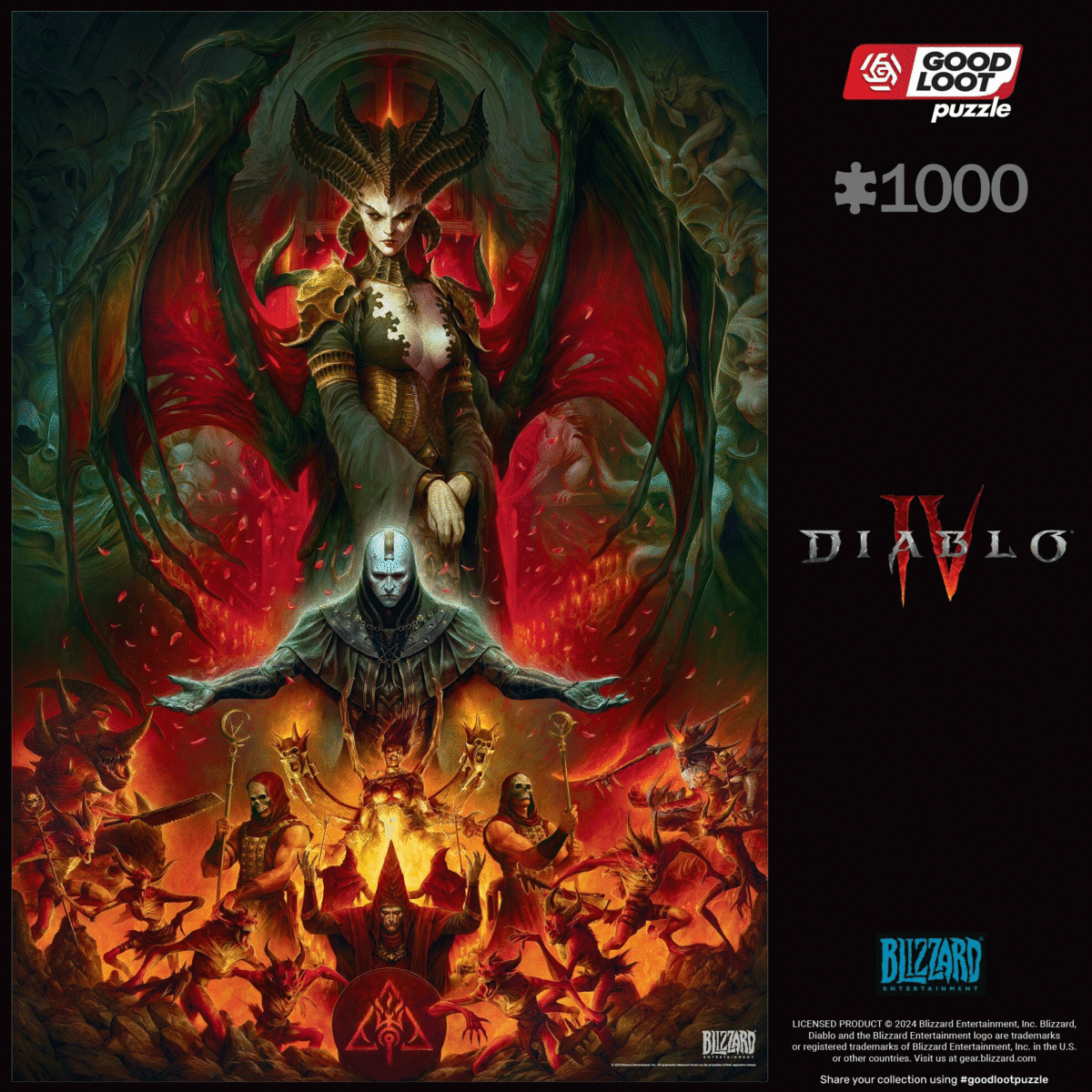 Levně Gaming Good Loot Puzzle Diablo IV Lilith Composition Puzzles 1000 ks