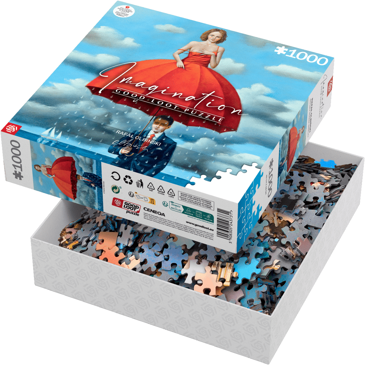 Good Loot Puzzle Imagination Rafał Olbiński Defence Against Banality Puzzles 1000 ks Obrázek