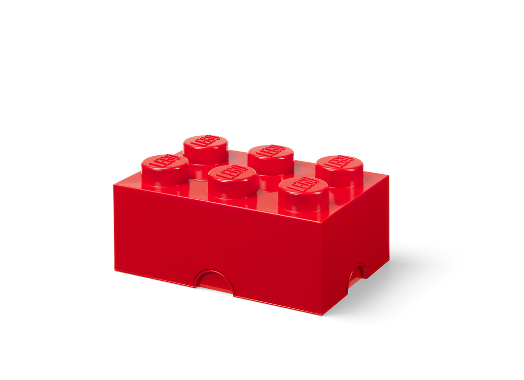 Levně LEGO Storage LEGO úložný box 6 Barva: Červená