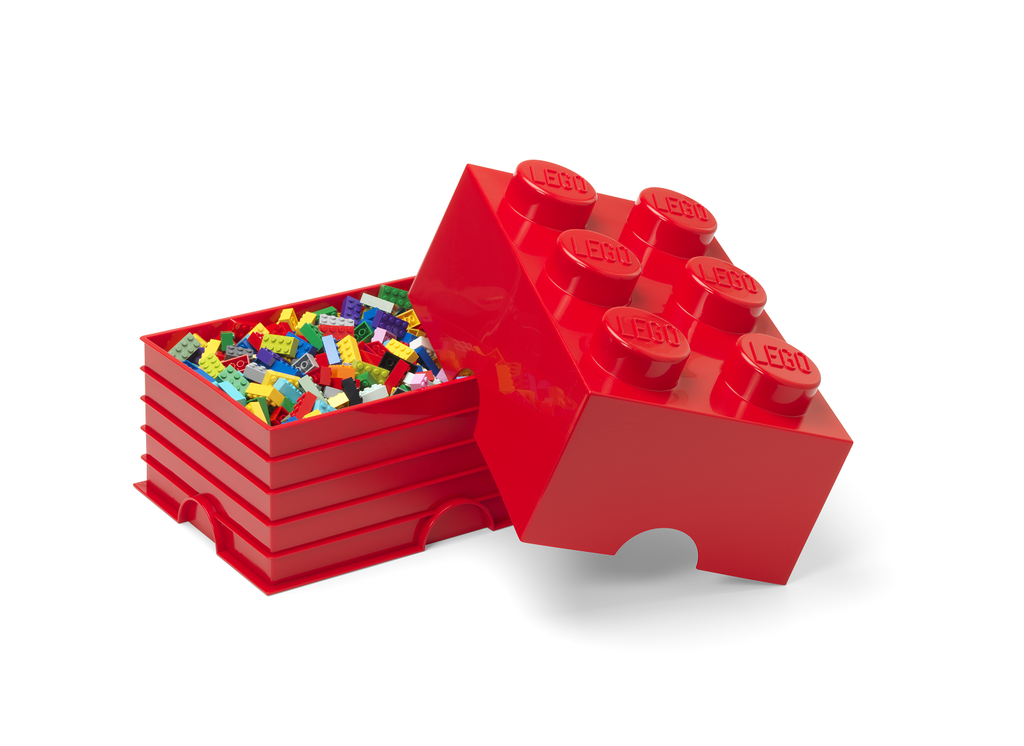 LEGO Storage LEGO úložný box 6 Barva: Červená Obrázek