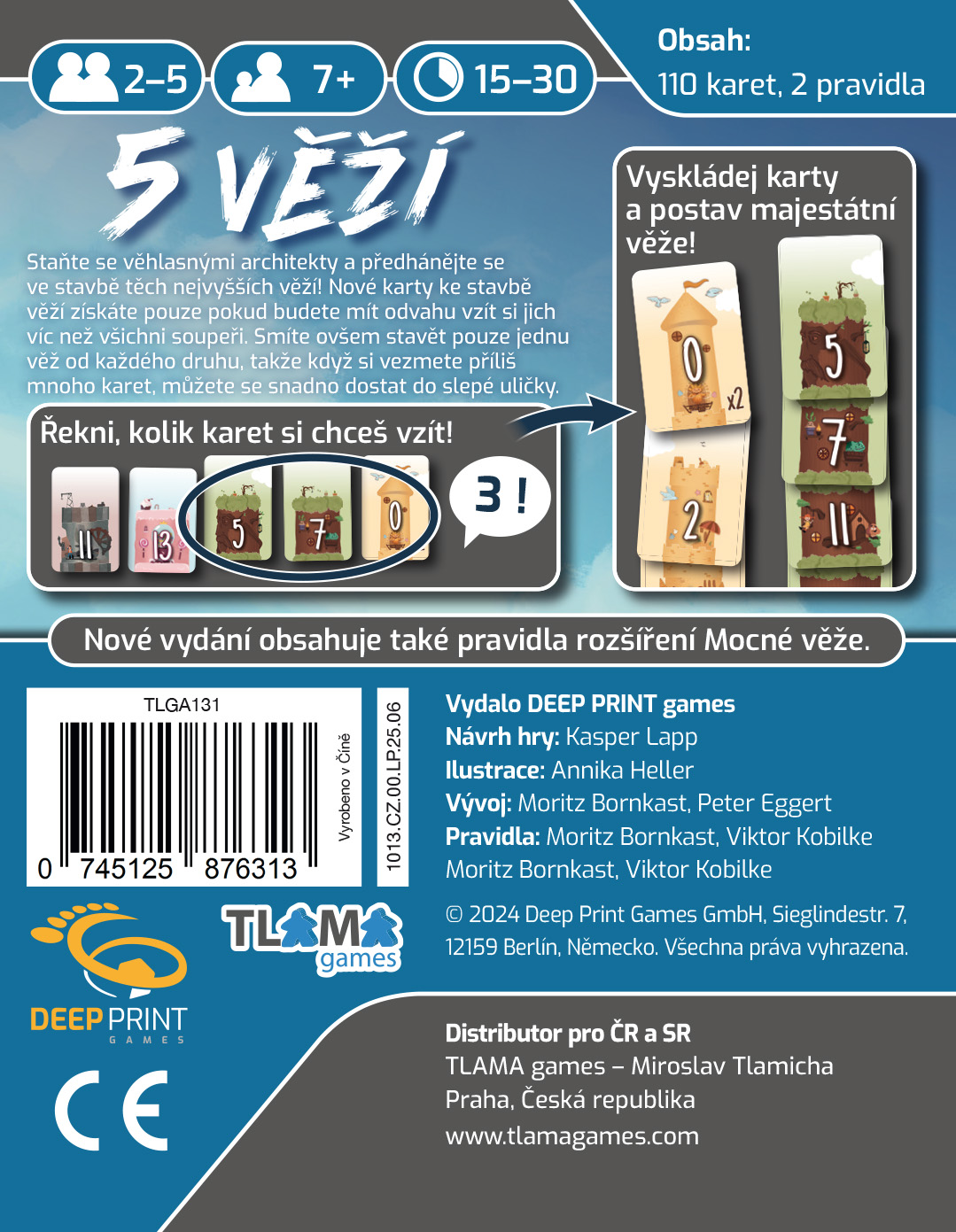 TLAMA games 5 věží Obrázek