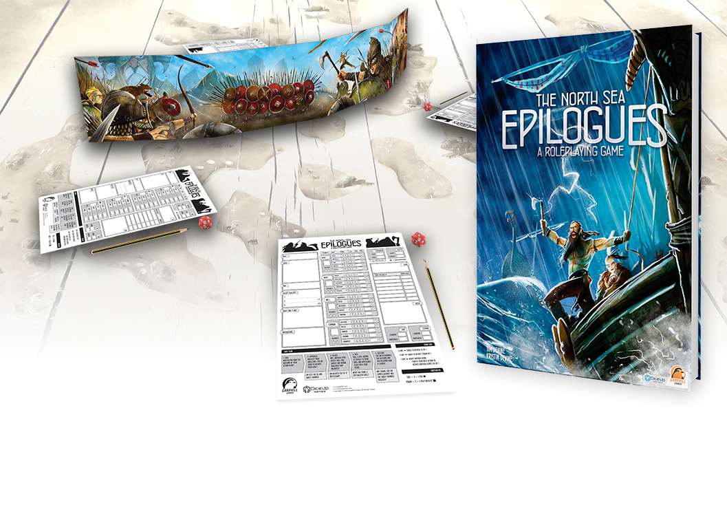 Garphill Games The North Sea Epilogues RPG + Game Master's Screen