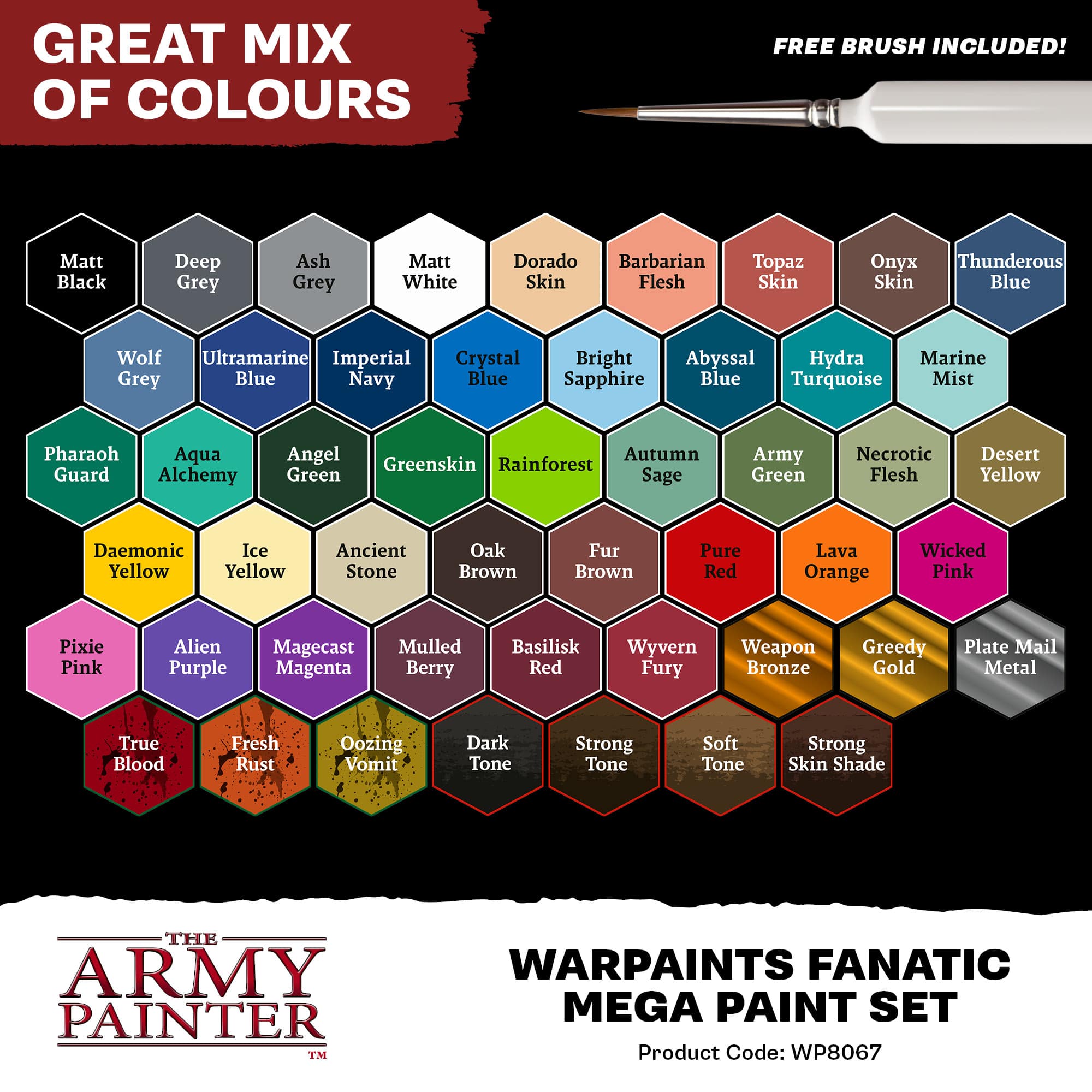 Army Painter – Warpaints Fanatic Mega Set Obrázek