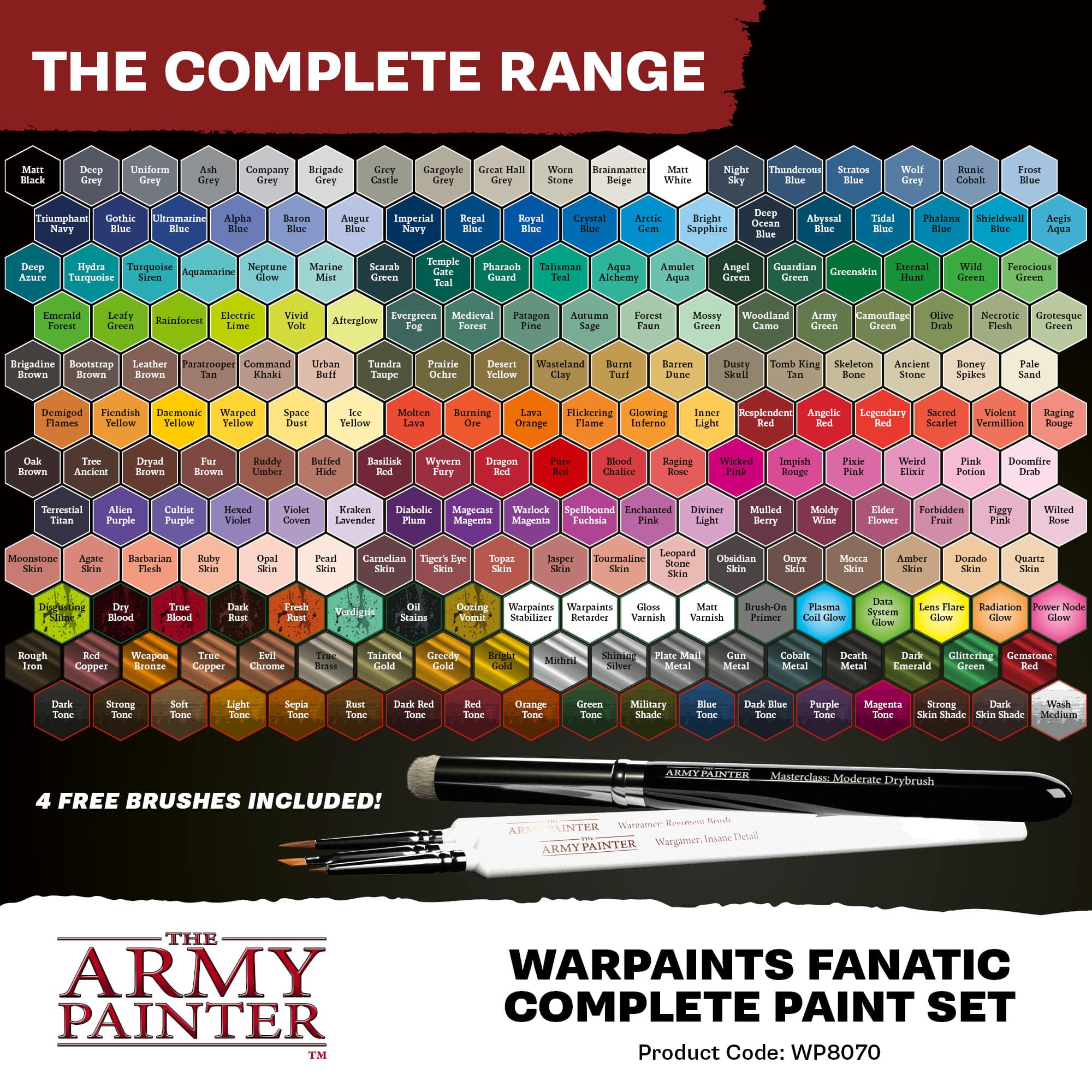 Army Painter – Warpaints Fanatic Complete Set Obrázek