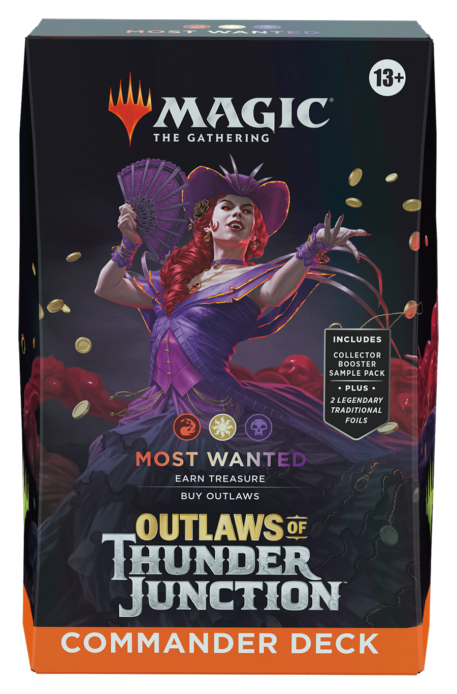 Wizards of the Coast Magic The Gathering - Outlaws of Thunder Junction Commander Deck Varianta: Most Wanted