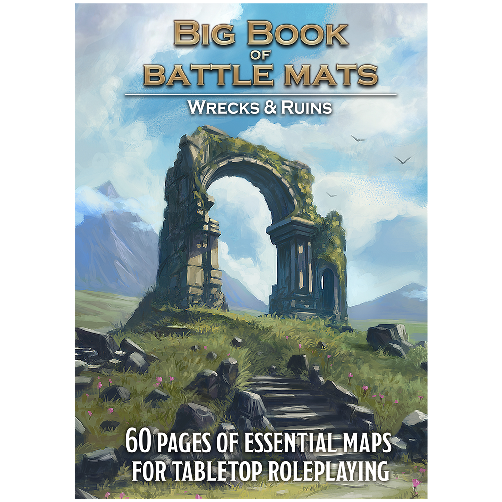 Levně Loke Battle Mats Big Book of Battle Mats - Wrecks & Ruins