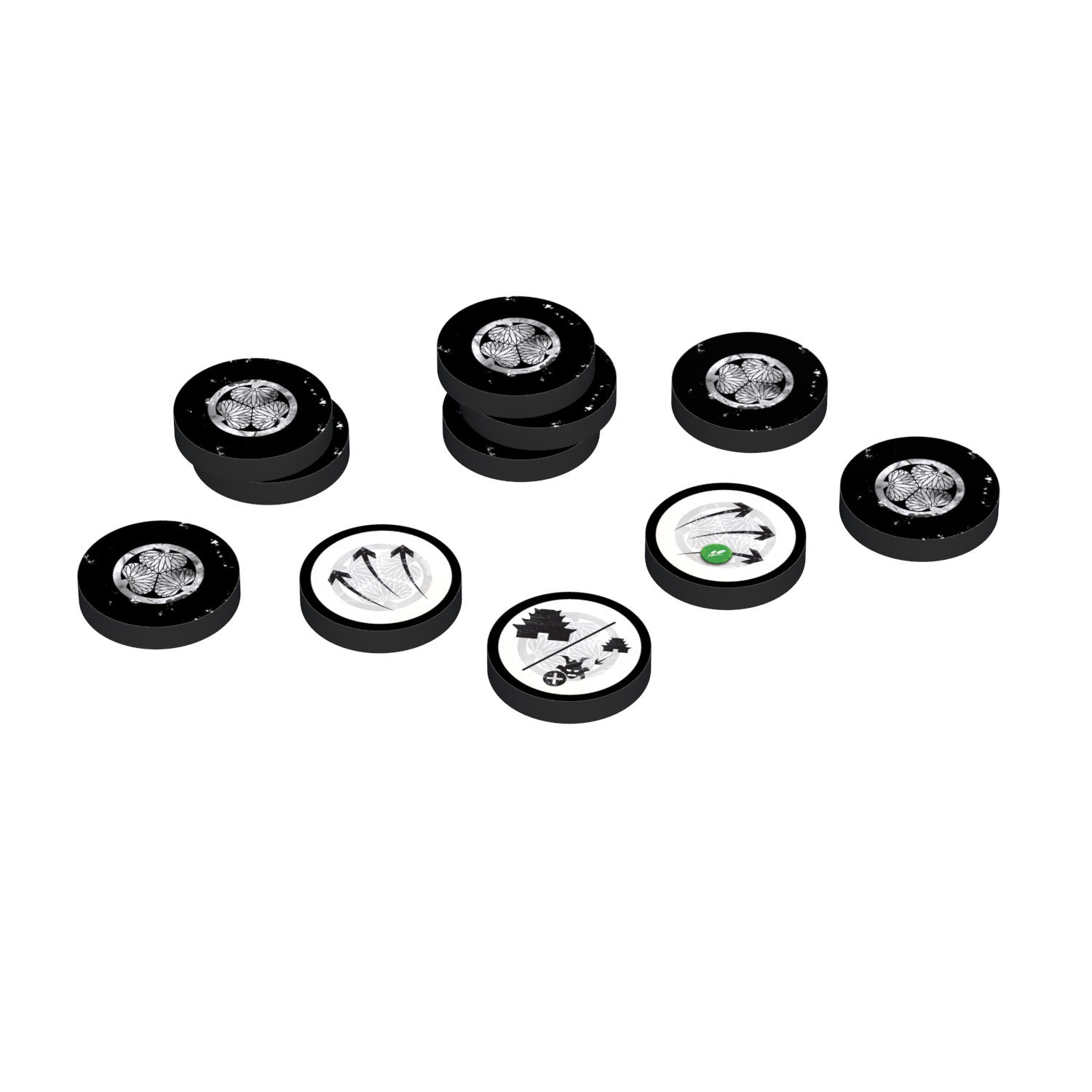 Archona Games Rise of Tokugawa Deluxe Token Set Obrázek