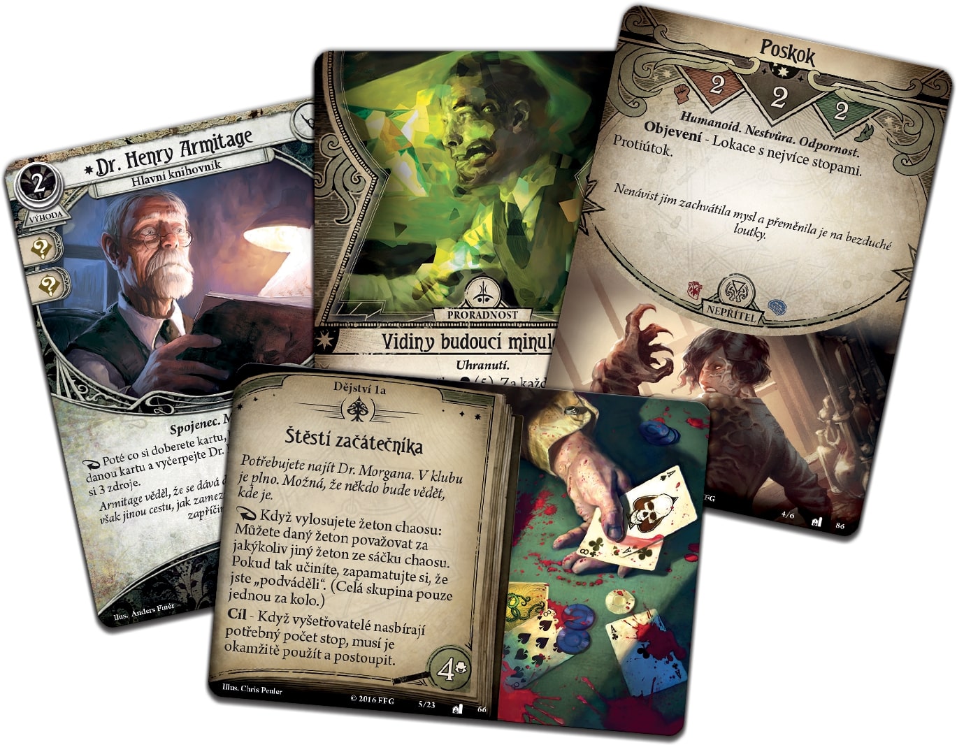 Blackfire CZ Arkham Horror: Karetní hra - Odkaz Dunwiche (rozšíření pro vyšetřovatele) Obrázek