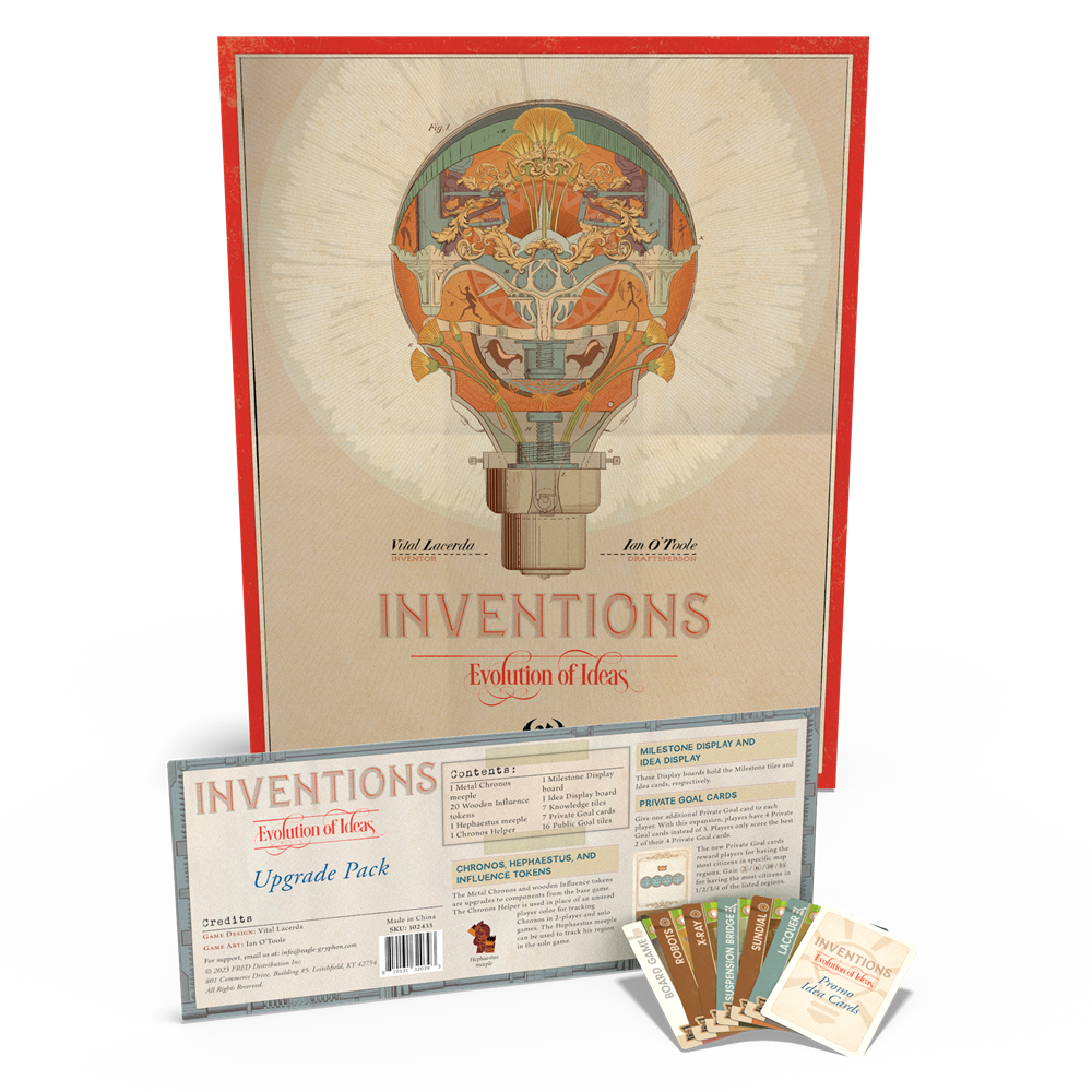 TLAMA games Inventions: Evolution of Ideas CZ/EN (+ Kickstarter upgrade pack a Promo pack)
