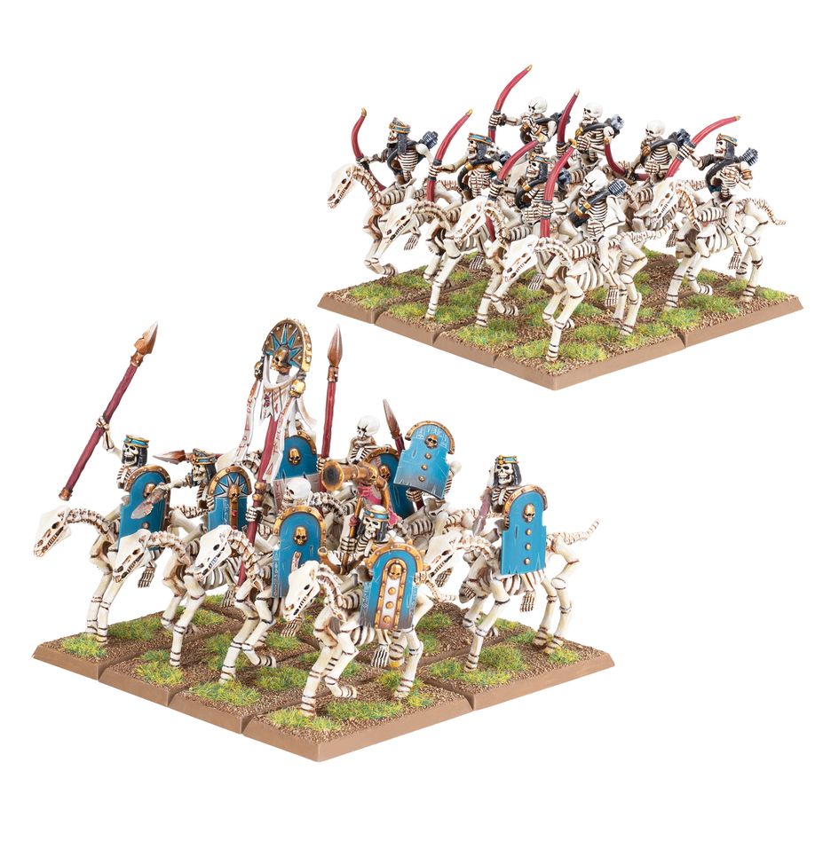 Games Workshop Warhammer: The Old World - Tomb Kings Skeleton Horsemen/Horse Archers Obrázek