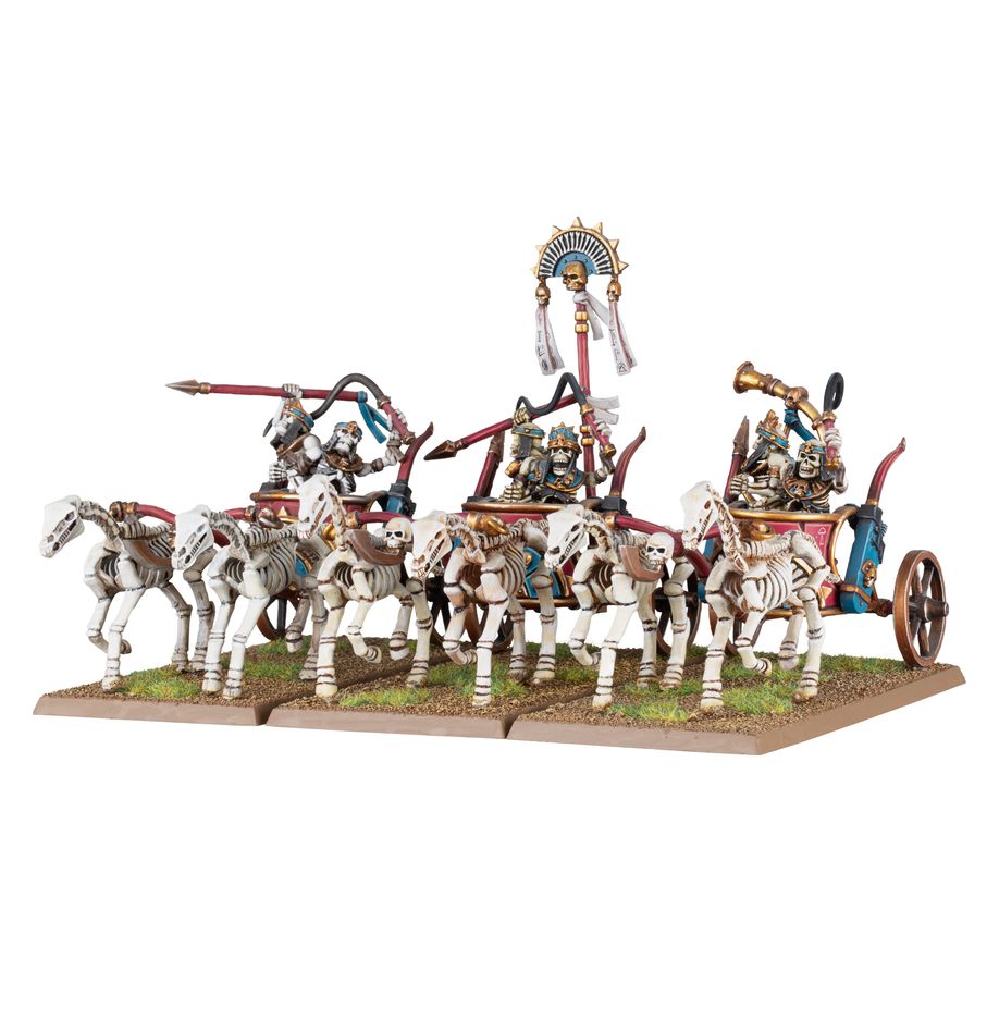 Games Workshop Warhammer: The Old World -  Tomb Kings of Khemri: Skeleton Chariots Obrázek