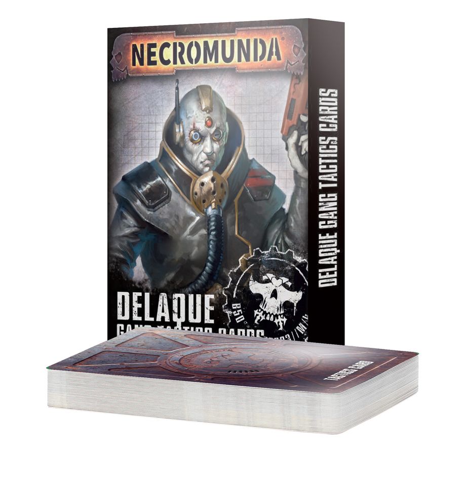 Games Workshop Necromunda: Delaque Gang Tactics Cards (Second Edition)