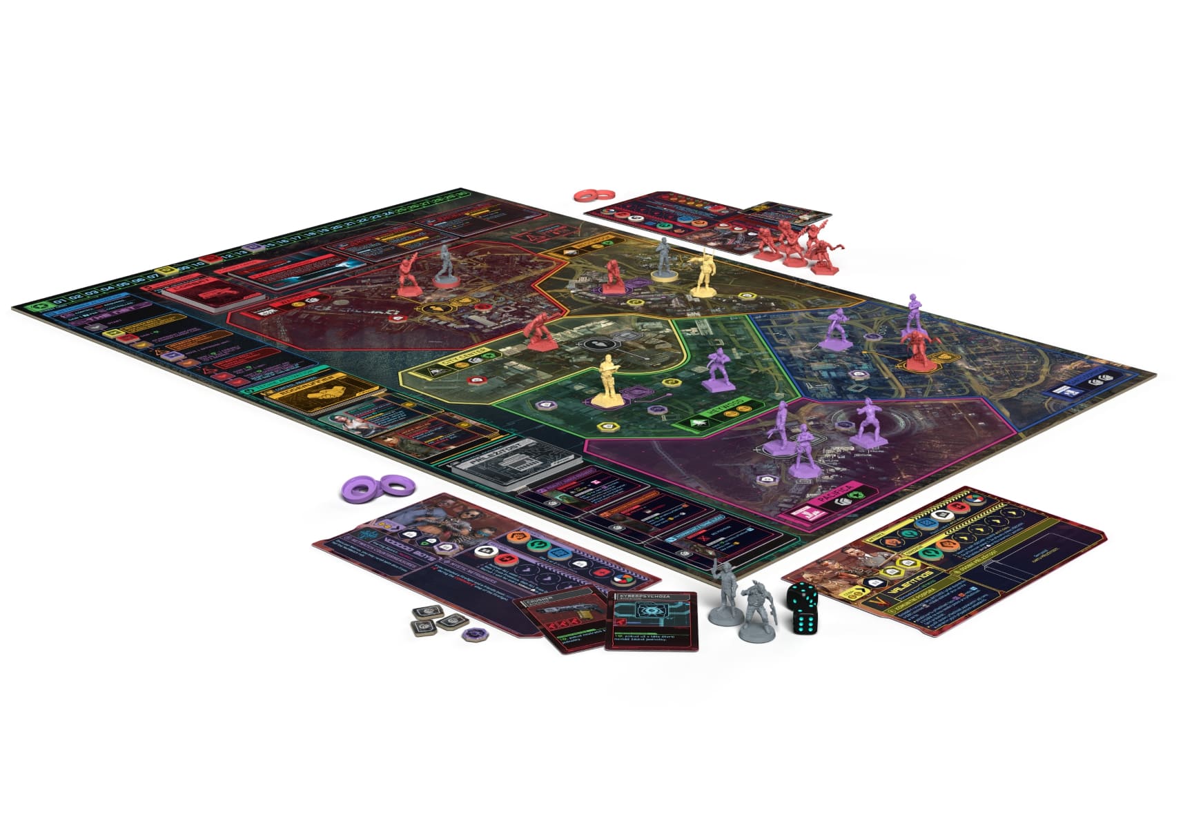 Blackfire CZ Cyberpunk 2077: Gangy Night City (Desková hra) Obrázek