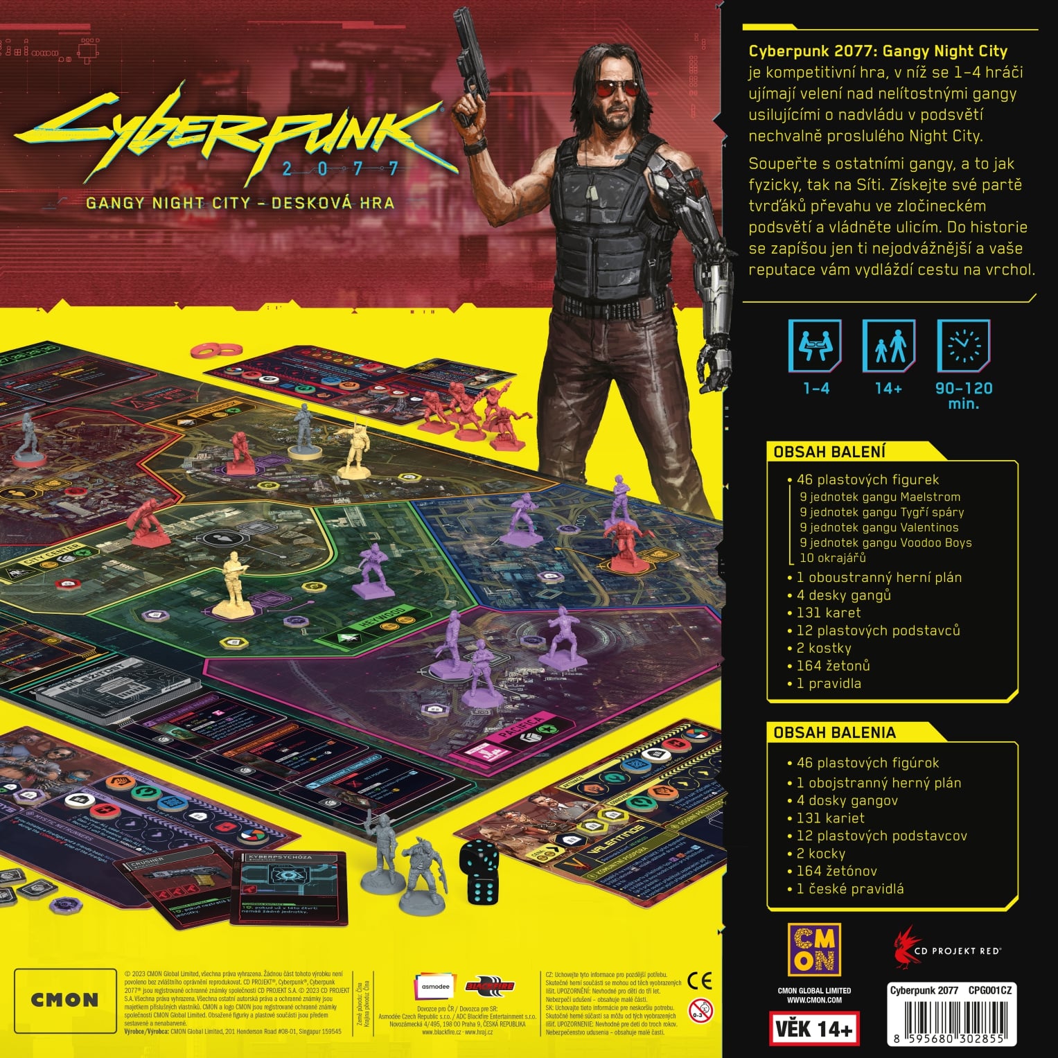 Blackfire CZ Cyberpunk 2077: Gangy Night City (Desková hra) Obrázek