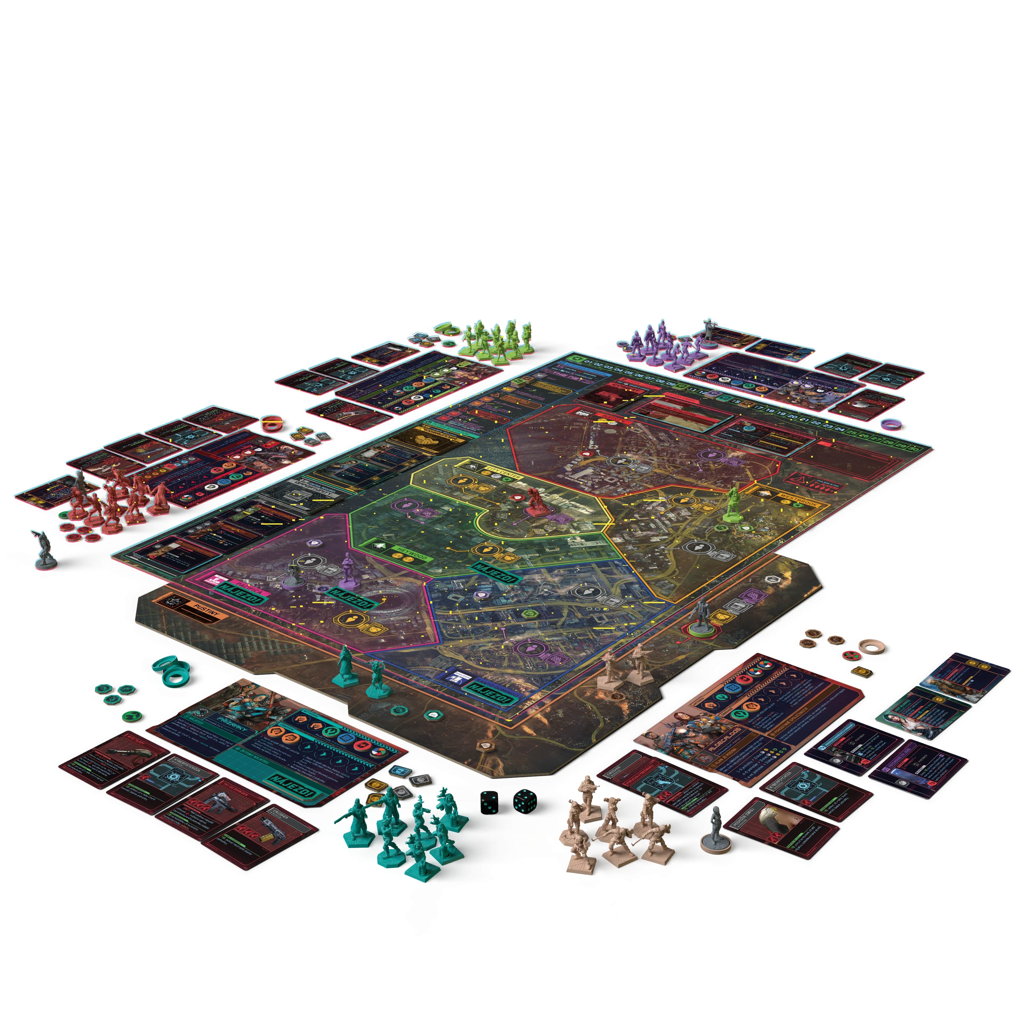 Blackfire CZ Cyberpunk 2077: Gangy Night City (Desková hra) - rozšíření Rodiny a psanci Obrázek