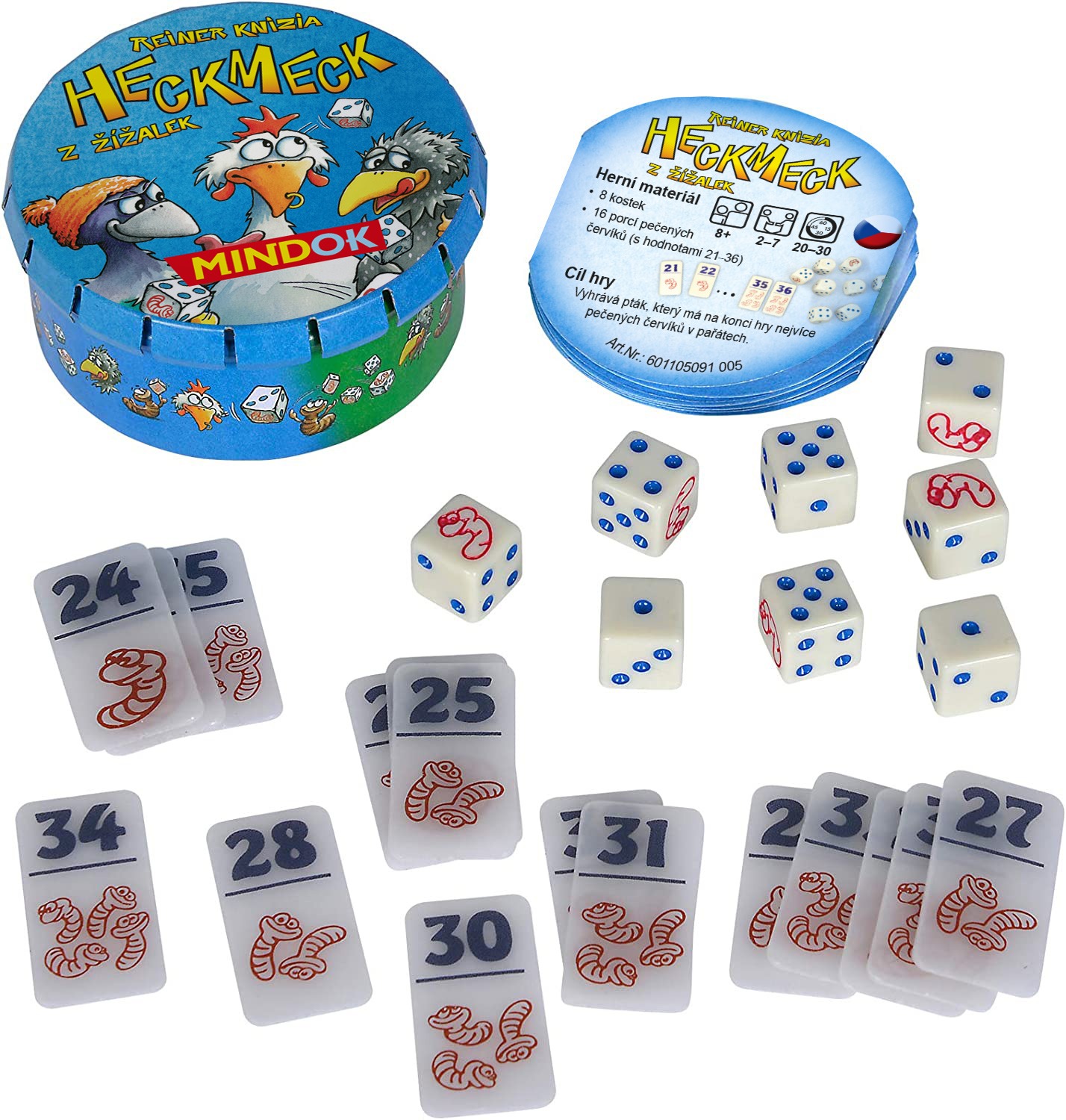 Mindok Heckmeck z žížalek Mini Obrázek