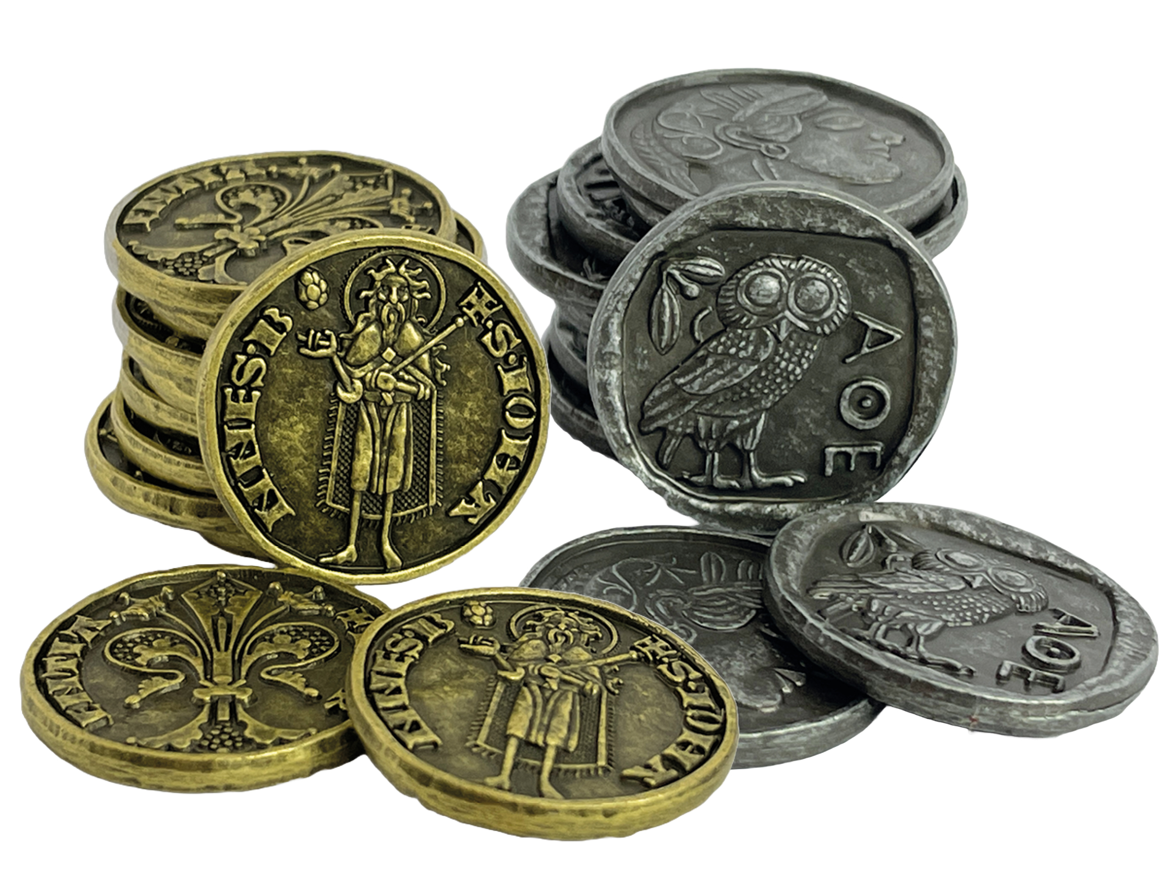TLAMA games Inferno - Sada kovových mincí (Metal Coins Set)