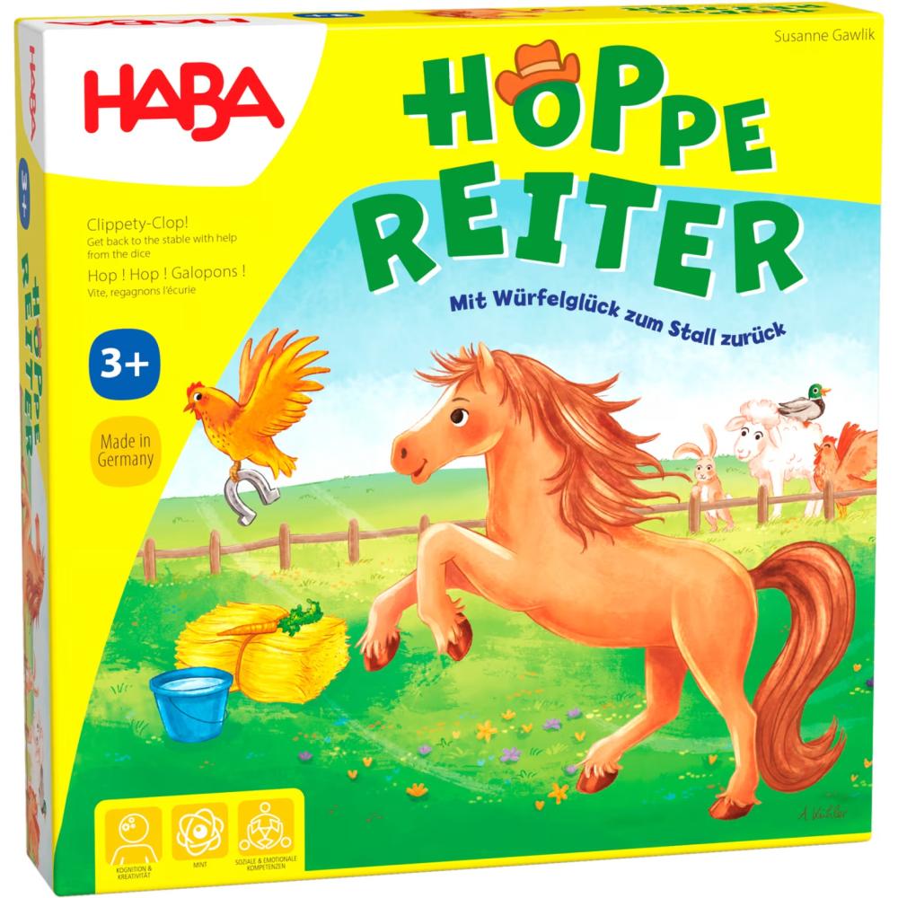 Haba Společenská hra Hop! Hop! Koník (Hoppe Reiter)