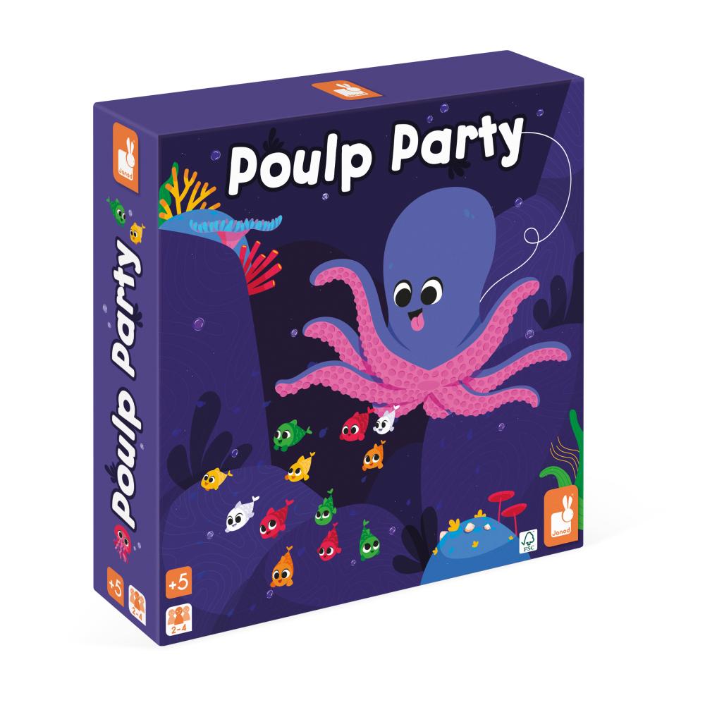 Janod Společenská hra pro děti Chobotnice (Poulp Party)
