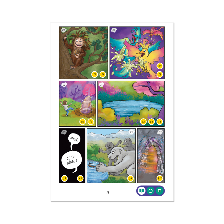 Albi Poklad lesních skřítků - Gamebook Obrázek