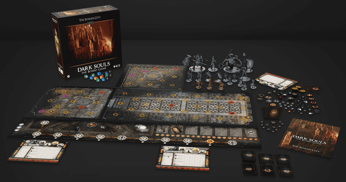 Steamforged Games Ltd. Dark Souls: The Board Game – The Sunless City Core Set Obrázek