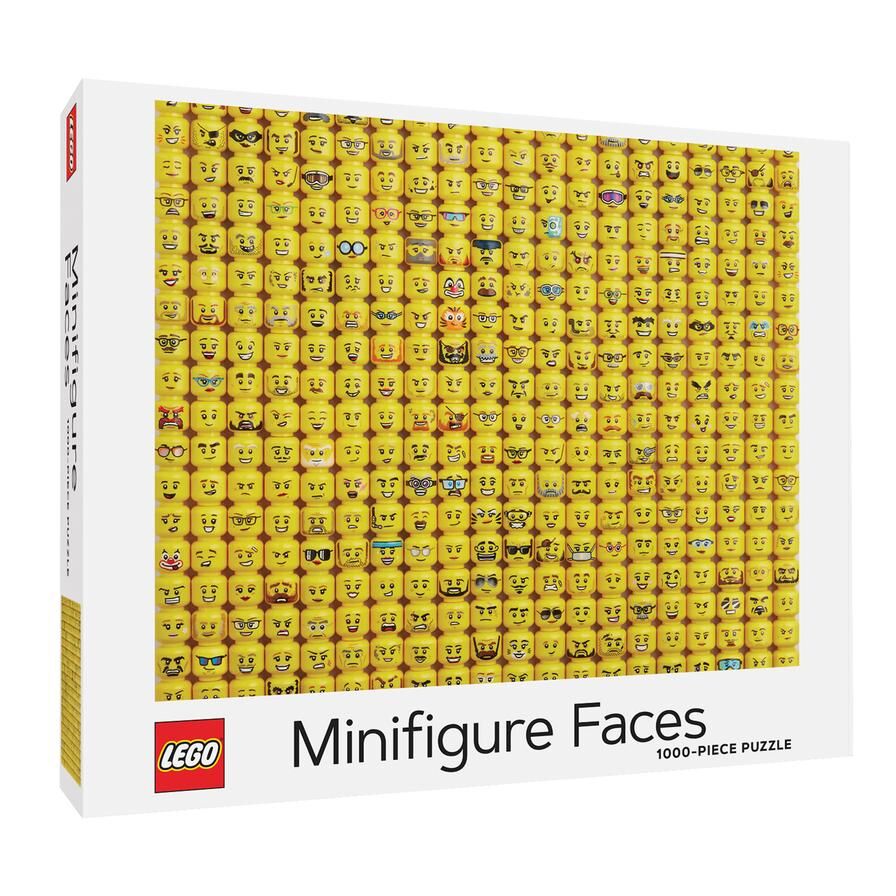 Levně Chronicle Books Puzzle LEGO® Obličeje minifigurek 1000 dílků