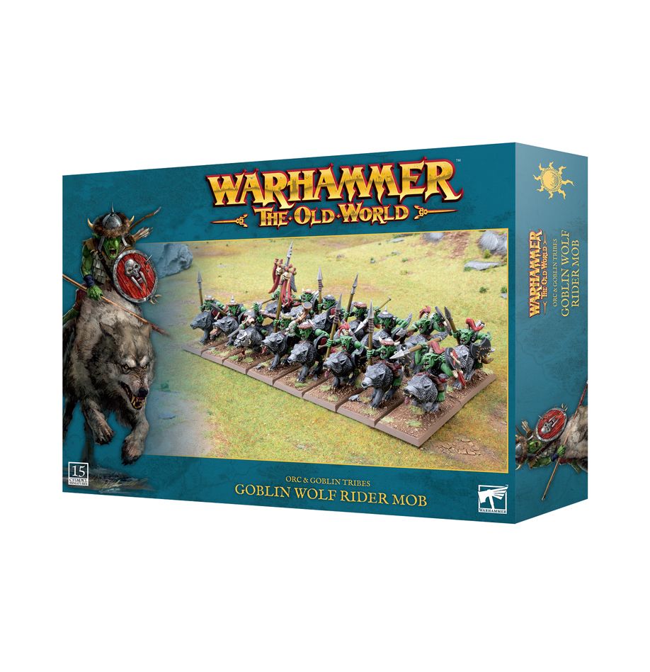 Games Workshop Warhammer: The Old World - Orc & Goblin Tribes - Goblin Wolf Rider Mob
