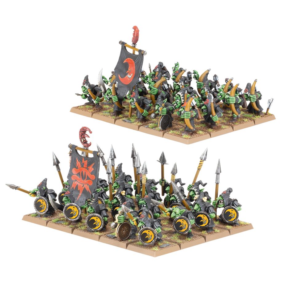 Games Workshop Warhammer: The Old World - Orc & Goblin Tribes - Night Goblin Mob Obrázek