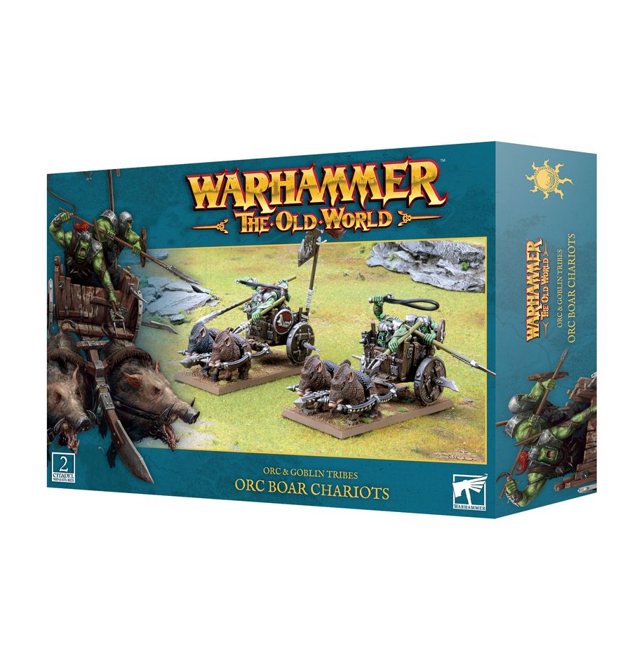 Games Workshop Warhammer: The Old World - Orc & Goblin Tribes - Orc Boar Chariots