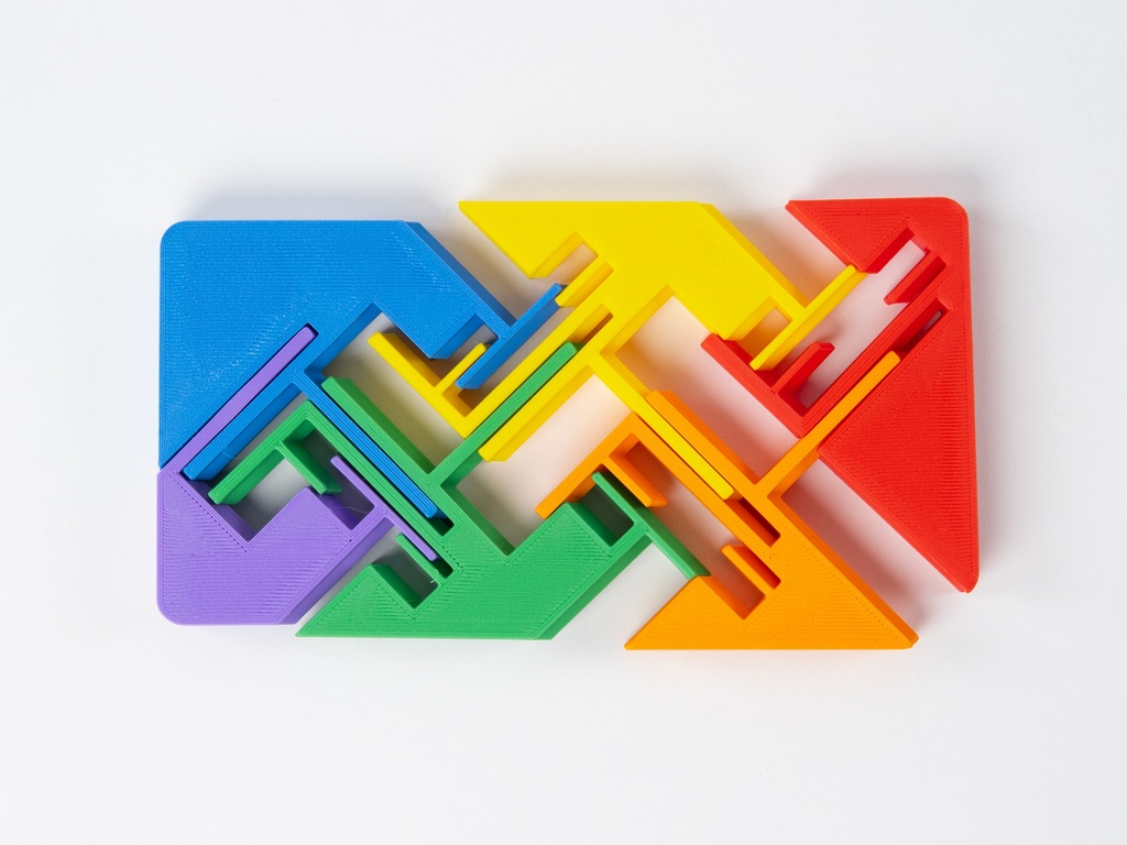 RECENTTOYS Zigguflat Puzzle Obrázek