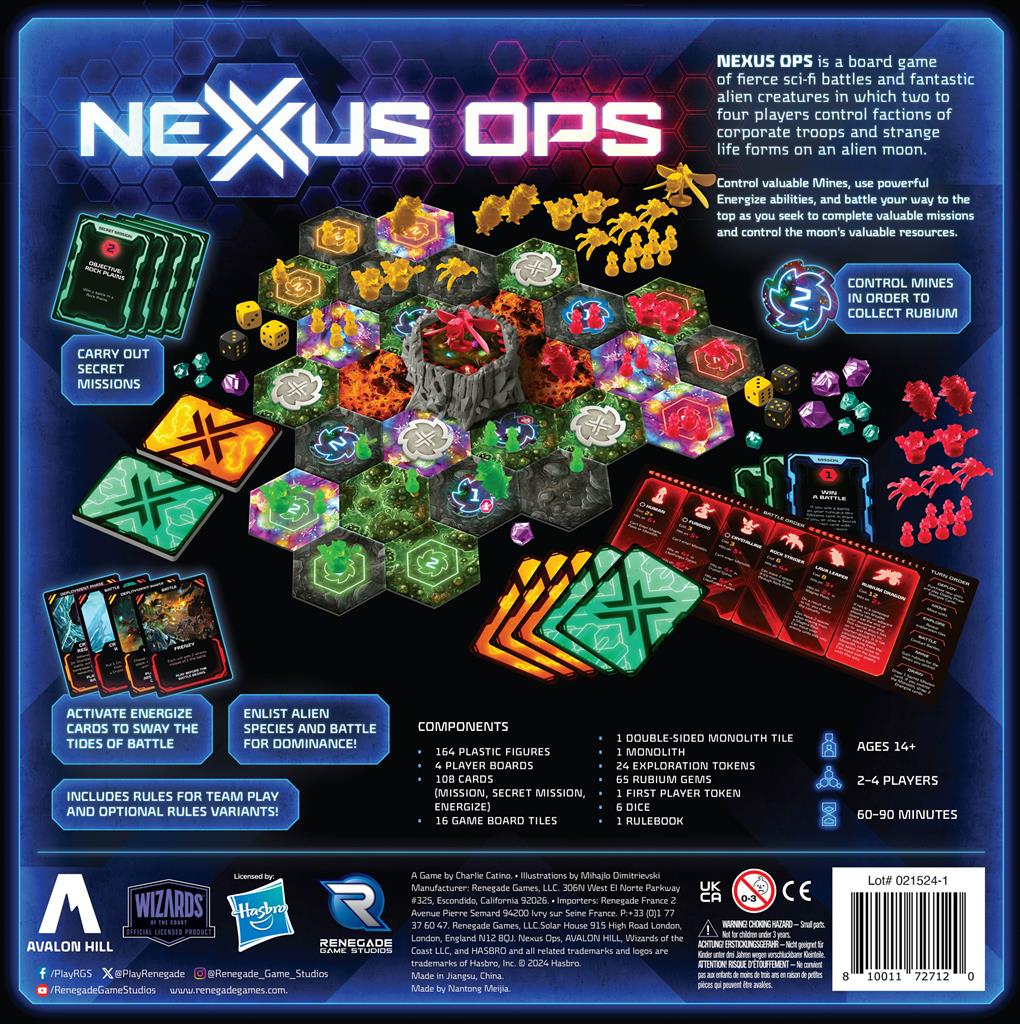 Avalon Hill Nexus Ops Revised Edition Obrázek