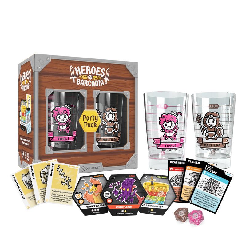 Rollacrit Heroes of Barcadia: Party Pack 2-Additional Player Expansion