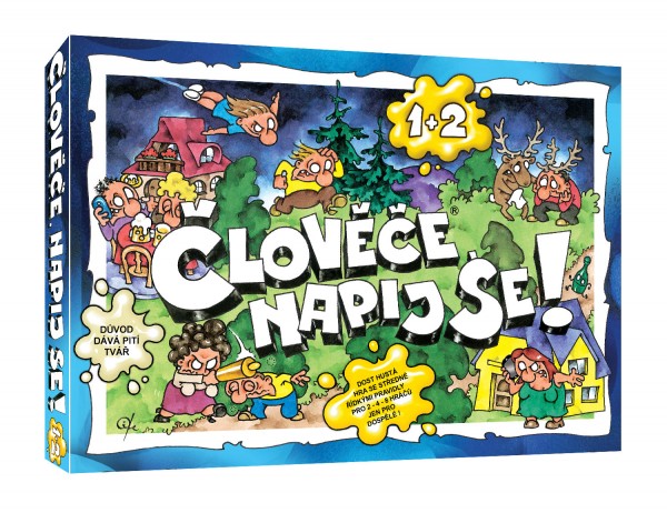 Teddies Člověče, napij se! 1+2 společenská hra